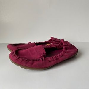Hush Puppies Loafers, Dark Red